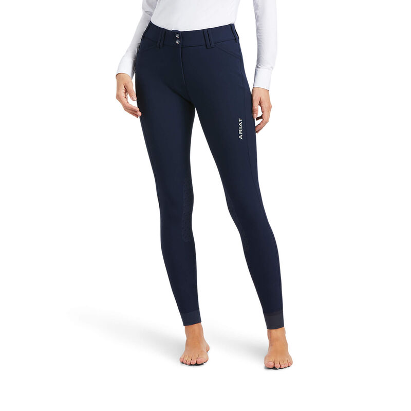 Ariat Hose Damen - Tri Factor Grip Knee Patch Breech Navy ( GBTDU-6258 )